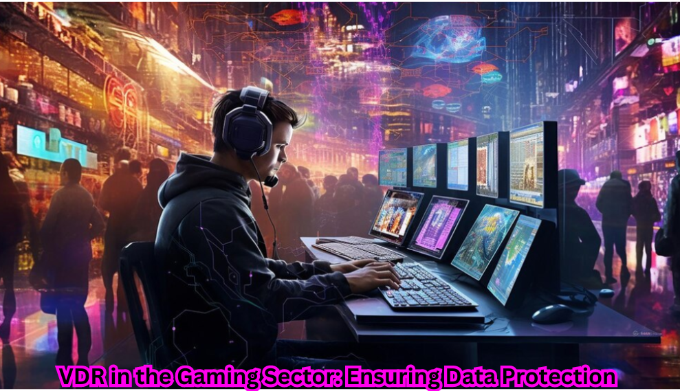 "Secure collaboration: VDR in Gaming Sector ensures data protection for game development assets."